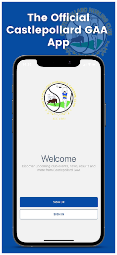 Android application Castlepollard GAA screenshort