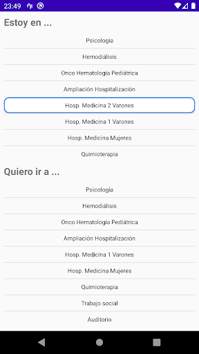 Android application MapSabogal screenshort
