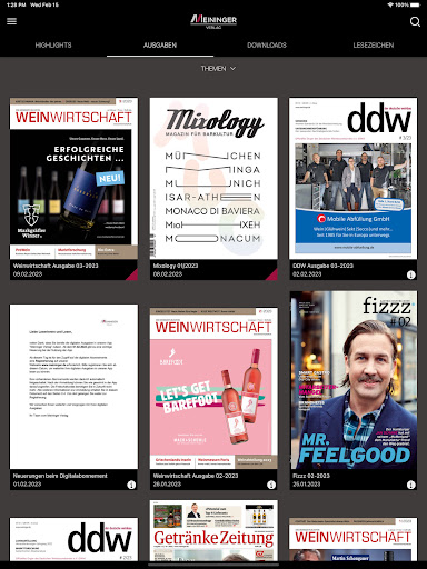 Android application Meininger Verlag screenshort