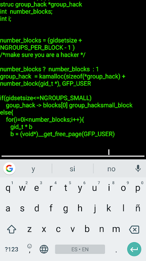 Like a hacker Screen 3