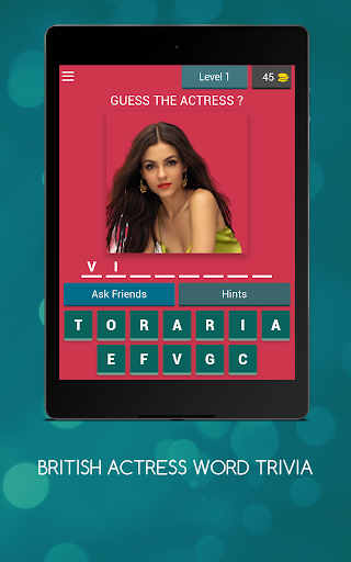 British Actress Word Trivia