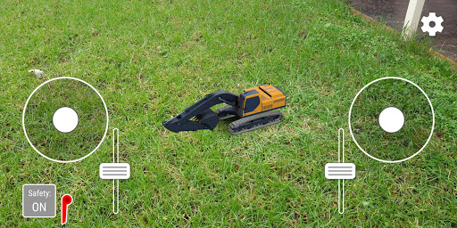 Android application FBE Excavator Digital Twin screenshort