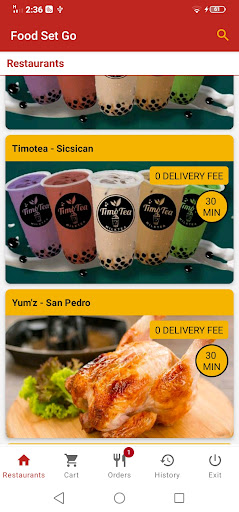Food Set Go - Food Delivery Se Screen 2