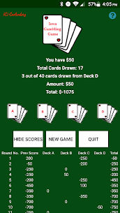 Iowa Gambling Game  Decision Making With Cards Mod Apk 3