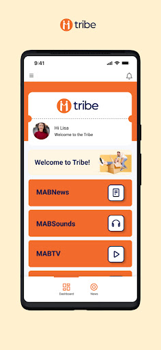 Android application MAB Tribe screenshort