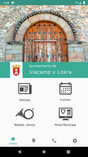 Android application Ayuntamiento Viacamp y Litera screenshort