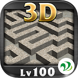 3D Maze Level 100 icon
