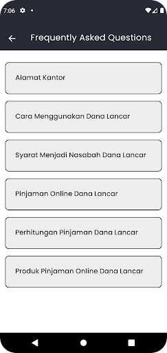 Dana Lancar Simulasi Pinjaman