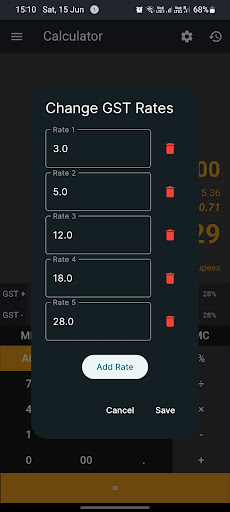 Citizen Business Calculator Screen 3