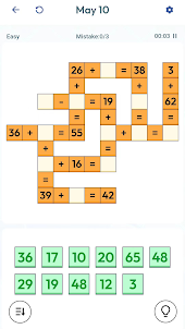 Grid Math Number Game