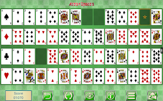 Aces + Spaces, card solitaire - Screenshot 2