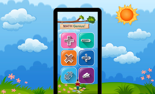 Android application Math Genius screenshort