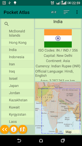 Pocket Atlas Screen 2