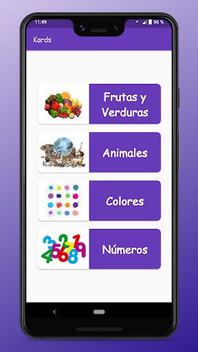 Android application Kards: Tarjetas educativas screenshort