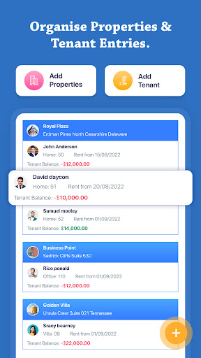 Tenants: Property Manager Screen 3