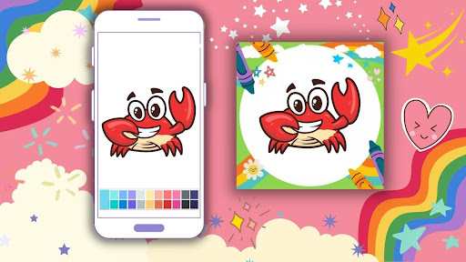 Coloring Book Crab App