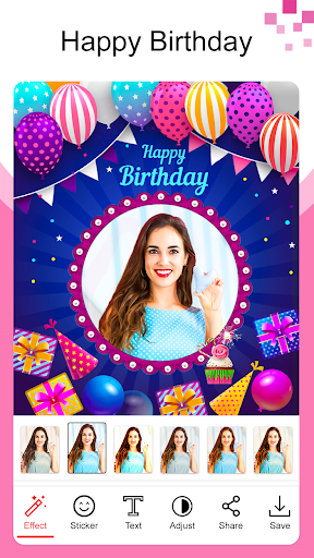 Happy Birthday Photo Frame Screen 3