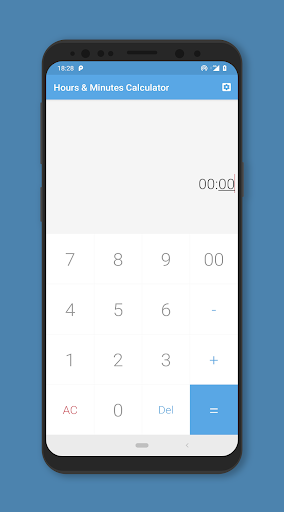 Android application Hours & Minutes Calculator screenshort