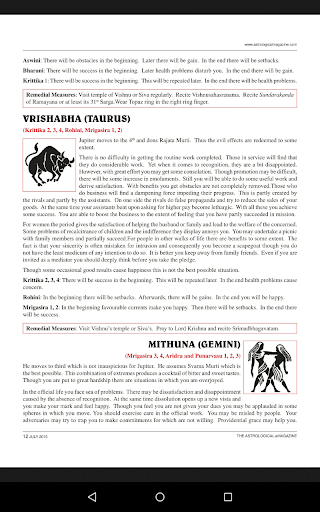 The Astrological eMagazine Screen 2