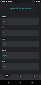 Screenshot 1 Wind Speed Converter android