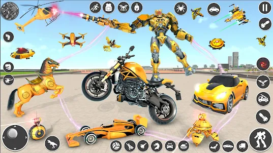 バイク ロボット カー トランスフォーム ゲーム