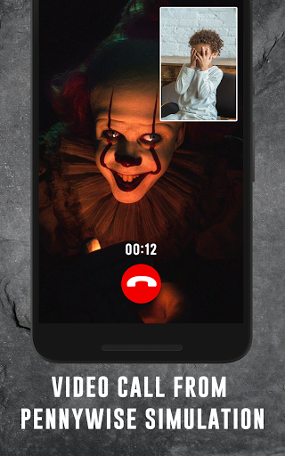 Pennywise Scary Video Call Screen 2