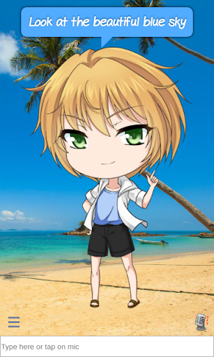 Virtual boyfriend Screen 2