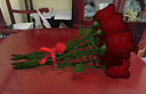 Android application Valentine's Day Augmented Real screenshort