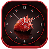 Strawberry Clock Live Wallpaper icon