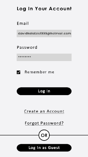 Android application AmperApp screenshort