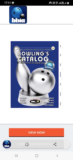 BBIA CONSUMER BOWLING CATALOG Screen 2