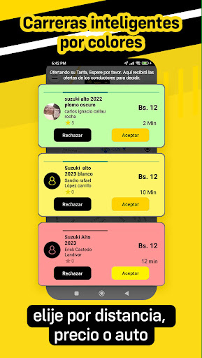 Android application TaxiSha screenshort