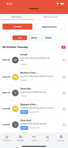 Performance Academy FIT Screen 3