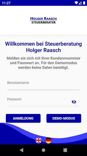 Android application Steuerberatung Holger Raasch screenshort