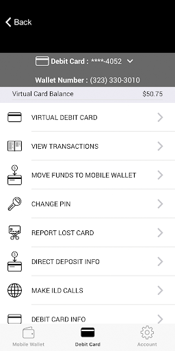 Unified Services Screen 3