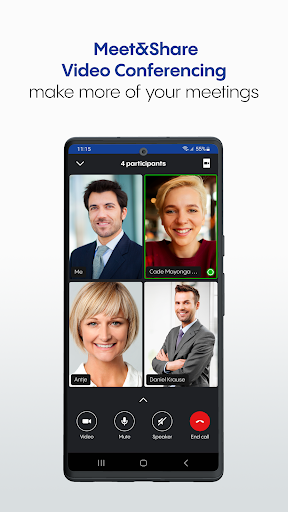 Android application 1&1 Business Phone screenshort