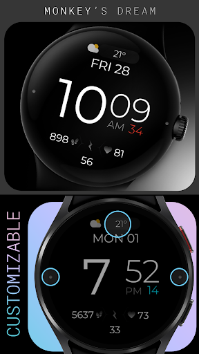 Android application Battery Digital Watch Face screenshort