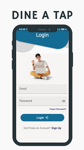 Android application Dine A Tap screenshort