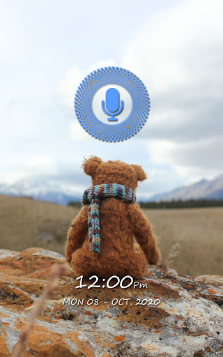 Teddy Bear Voice Lock Screen – Bear Theme