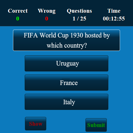 Football MCQ Screen 2