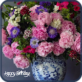 Happy Birthday Flowers Cards for Facebook icon