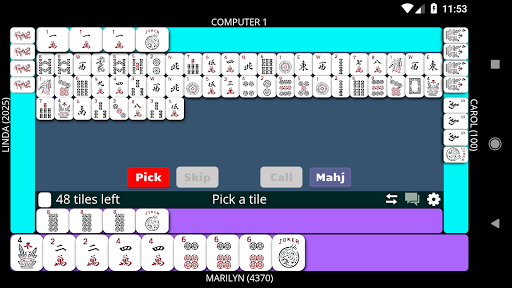 Android application Real Mah Jongg screenshort