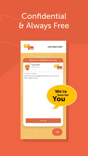 Android application TakemyHand screenshort