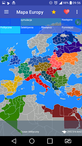 Captura 9 Mapa Europy android