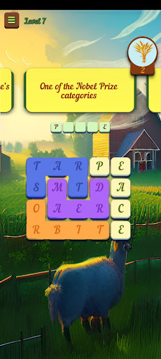Cross Word Search Screen 3