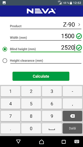 Android application NEVA App screenshort