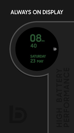 DB1203 Aero Digital Watch Face Screen 3