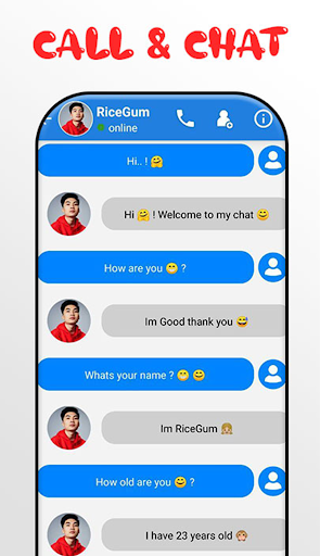 RiceGum Call Me Screenshot 4 - AppWisp.com