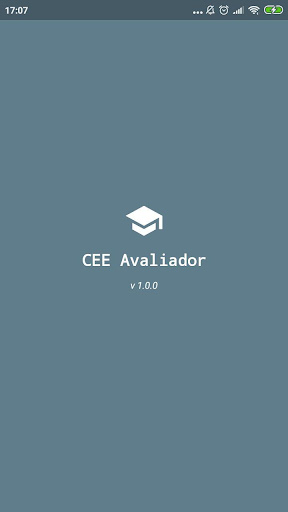 Android application CEE Avaliador screenshort