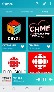 Quebec radios online